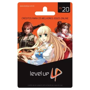 Level Up - Cartão Pré-Pago R$ 10 - Recarregar Jogo