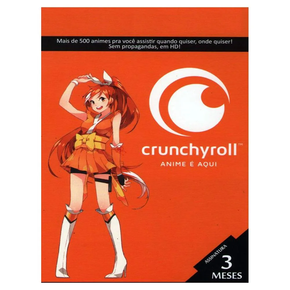 CRUNCHYROLL PREMIUM 30 DIAS + ENTREGA - Assinaturas e Premium - GGMAX