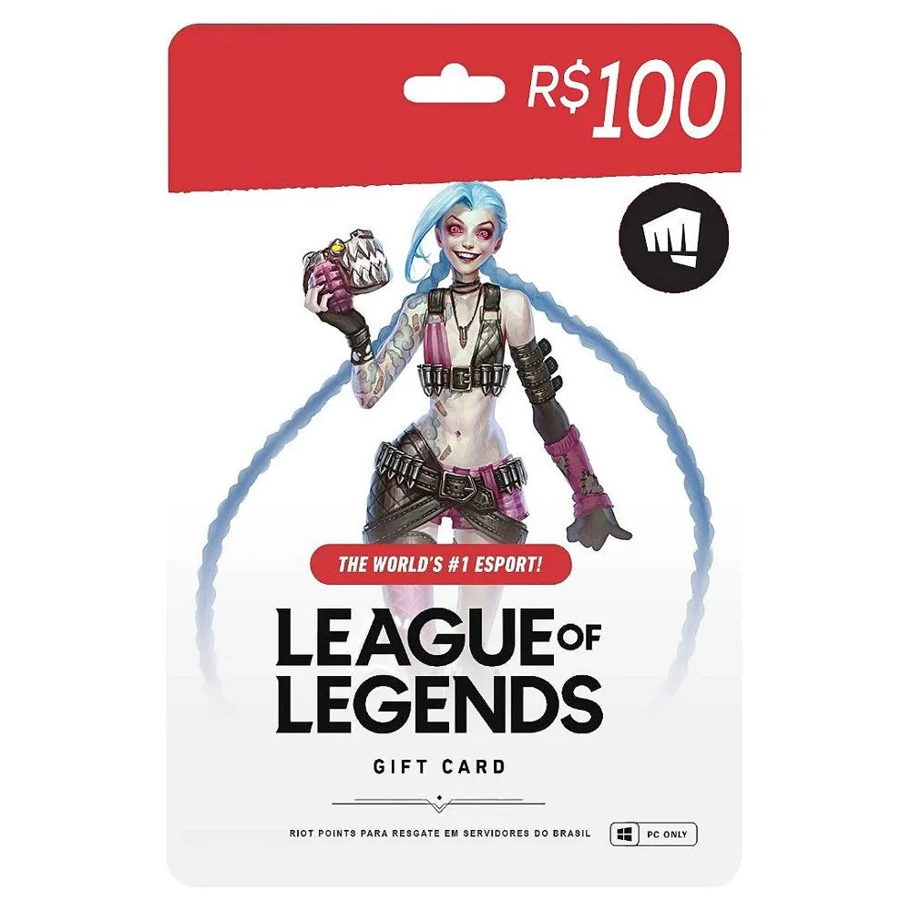 Listas de Códigos de Gift Card de League of Legends válidos 2023