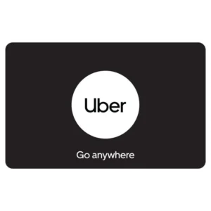 Uber - Cartão Pré-Pago R$ 50 Reais